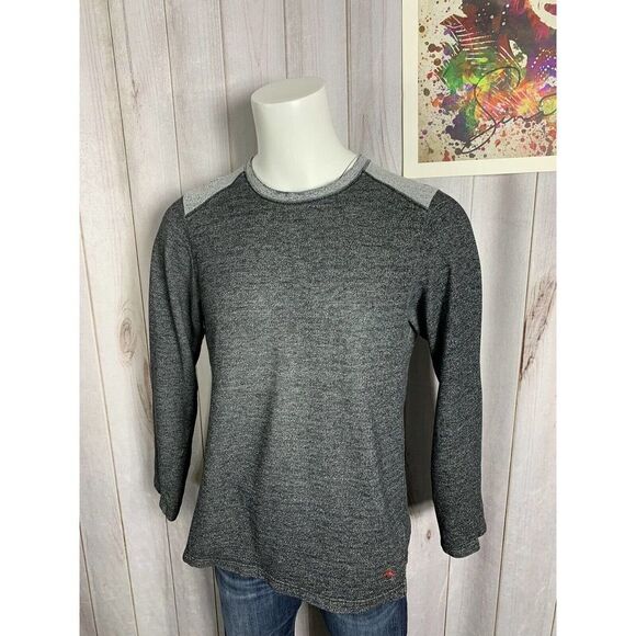 TOMMY BAHAMA Long Sleeve Men's T Shirt Size Medium Gray Excellent! - Picture 4 of 15